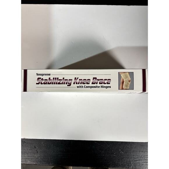FLA ORTHOPEDICS Stabilizing SM Knee Brace w/Composite Hinges Beige New in Box - Picture 6 of 16